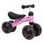 Bicicleta De Equilíbrio 4 Rodas Bebê Sem Pedal Infantil Buba Rosa