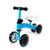 Bicicleta de equilíbrio infantil 4 rodas carrinho passeio mega compras Azul