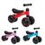 Bicicleta De Equilíbrio Infantil Para Bebê 4 Rodas Sem Pedal Buba Vermelho