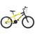 Bicicleta de Passeio Infantil Aro 20 Masc Wendy V-brake Preto, Amarelo