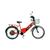 Bicicleta Elétrica Confort Duos 800w Confortável Vermelho