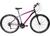 Bicicleta em Aço Carbono Prata e Preto Aro 29 18v Marchas Freio V-Brake - Xnova Fúcsia