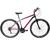 Bicicleta em Aço Carbono Prata e Preto Aro 29 18v Marchas Freio V-Brake - Xnova Vermelho