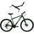 Bicicleta em Alumínio Attus Aro 29 21v Marchas Freio Disco Suspensão com Trava com Suporte de Parede Horizontal - Xnova Preto, Verde
