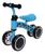 Bicicleta Equilíbrio Sem Pedal Andador Infantil Zippy Azul