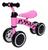 Bicicleta Equilíbrio Sem Pedal Andador Infantil Zippy Rosa
