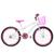 Bicicleta Feminina Aro 24 Aero Branco, Pink