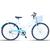Bicicleta Feminina Aro 26 Tropical Com Cestinha Branco, Azul claro