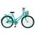 Bicicleta Feminina Aro 26 Urbana Cestinha Freios V Brake Revisada e Lubrificada Azul turquesa