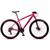 Bicicleta Feminina Aro 29 Dropp Rs1 21v Shimano Tamanho 17 M Suspensão com Trava Rosa, Preto