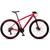 Bicicleta Feminina Aro 29 Dropp Rs1 21v Shimano Tamanho 17 M Suspensão com Trava Vermelho, Preto