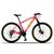 Bicicleta Feminina Aro 29 Dropp Z3X 21V Pedivela Alumínio Freio a Disco Rosa, Amarelo