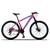 Bicicleta Feminina Aro 29 Dropp Z3X 21V Pedivela Alumínio Freio a Disco Rosa, Azul