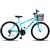 Bicicleta Feminina Forss Anny Aro 26 C/cestinha 18 Marchas Azul bebe