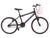 Bicicleta Feminina Infantil Passeio Aro 20 Wendy Com Cesta Preto, Rosa