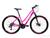Bicicleta Feminina Rebaixada Aro 29 KSW 21 Marcha Freio Disco Rosa, Prata