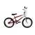 Bicicleta Fly Aro 20 Cross em Aço BMX Freio V-Brake Vermelho, Cromado