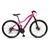 Bicicleta Fuji TKZ 21 Velocidades Câmbio Tras. Shimano Quadro 15" em Alumínio Aro 29 Rosa neon, Rosa fucsia