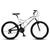 Bicicleta GPS Aro 26 Aço 21 Marchas Dupla Suspensão Freio V-Brake Branco - Colli Bike Branco
