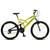 Bicicleta GPS Aro 26 Aero 21 Marchas Freios V-Brake em Aço Carbono - Colli Bike Amarelo neon