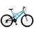 Bicicleta GPS Aro 26 Aero 21 Marchas Freios V-Brake em Aço Carbono - Colli Bike Azul champanhe