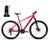 Bicicleta GTS Aro 29 Freio a disco Câmbios shimano Tourney 24 Marchas e suspensão GTS M1 New Expert 2023 Rosa neon