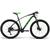 Bicicleta gts aro 29 freio hidráulico câmbio inviktus 20 marchas e amortecedor com trava  gtsm1 i-vtec new sx 2x10 Preto fosco, Verde