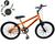 Bicicleta Infantil 5 a 8 anos Aro 20 + Rodinha Lateral  - WOLF BIKE Laranja