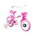 Bicicleta Infantil Aro 12 Bike Para Meninas E Meninos Branco, Rosa