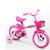 Bicicleta Infantil Aro 12 Bike Para Meninas E Meninos Rosa, Branco
