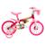 Bicicleta Infantil Aro 12 Cairu Flower Lilly Freio Tambor 1 Marcha Cestinha Rosa