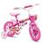 Bicicleta Infantil Aro 12 Colli Xicória Rosa com branco