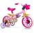 Bicicleta Infantil Aro 12 Disney Mickey Princesas Nathor a Partir de 3 Anos com Rodinhas Meninos e Meninas Princesas