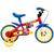 Bicicleta Infantil Aro 12 Freio Tambor 1 Marcha Cestinha Nathor Vermelho