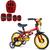 Bicicleta Infantil Aro 12 + Kit proteção para crianças Bicicleta patins Mickey