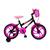 Bicicleta Infantil Aro 16 com Cesta Freio V-Brake Preto