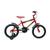 Bicicleta Infantil Aro 16 Kls Heroes Roda Alumínio Vermelho, Preto