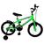 Bicicleta Infantil Aro 16 Kls K10 Roda Alumínio Verde chiclete, Preto
