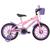 Bicicleta Infantil Aro 16 Mormaii Sweet Girl Freio V-Brake 1 Marcha Cestinha Rosa
