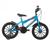 Bicicleta Infantil Aro 16 Mormaii Top Lip V-Brake 1 Marcha Azul