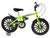 Bicicleta Infantil Aro 16 Track & Bikes Dino Neon Verde
