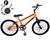 Bicicleta Infantil Aro 20 5 a 8 anos + Rodinha Lateral  - WOLF BIKE Laranja