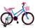 Bicicleta Infantil Aro 20 bicicleta de Feminina menina  com Cadeirinha de Boneca e rodinha Azul