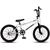 Bicicleta Infantil Aro 20 Bmx Freio V Brake Aro Aereo Branco, Preto