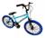 Bicicleta infantil aro 20 CROSS BMX PNEU AZUL - WOLF BIKE Azul claro