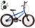 Bicicleta Infantil Aro 20 Cross Bmx + Rodinha Lateral - WOLF BIKE Azul escuro