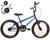 Bicicleta infantil aro 20 CROSS BMX + RODINHA LATERAL - WOLF BIKE Azul escuro