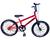 Bicicleta infantil aro 20 cross bmx WOLF BIKE Vermelho