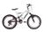 Bicicleta Infantil Aro 20 Dupla Suspensão 6v Status Branco