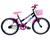 Bicicleta Infantil Aro 20 Feminina  Aro Aero - Wolf Bike Preto